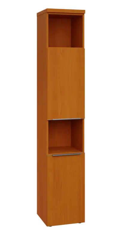 SIN 6 - 42DN2 kancelářská skříň, 2-dveřová/nika, pravá, 2170x400x400, třešeň šumavská